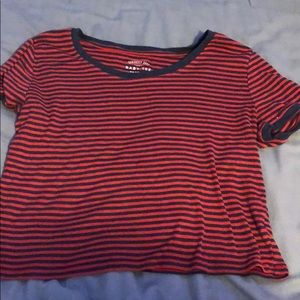 baby tee striped